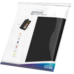 Ultimate Guard Zipfolio 480 24-Pocket Xenoskin - Black