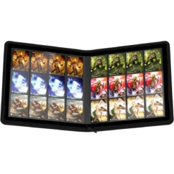 Ultimate Guard Zipfolio 480 24-Pocket Xenoskin - Black