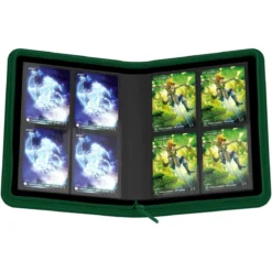 Ultimate Guard Zipfolio 160 8-Pocket Xenoskin - Green