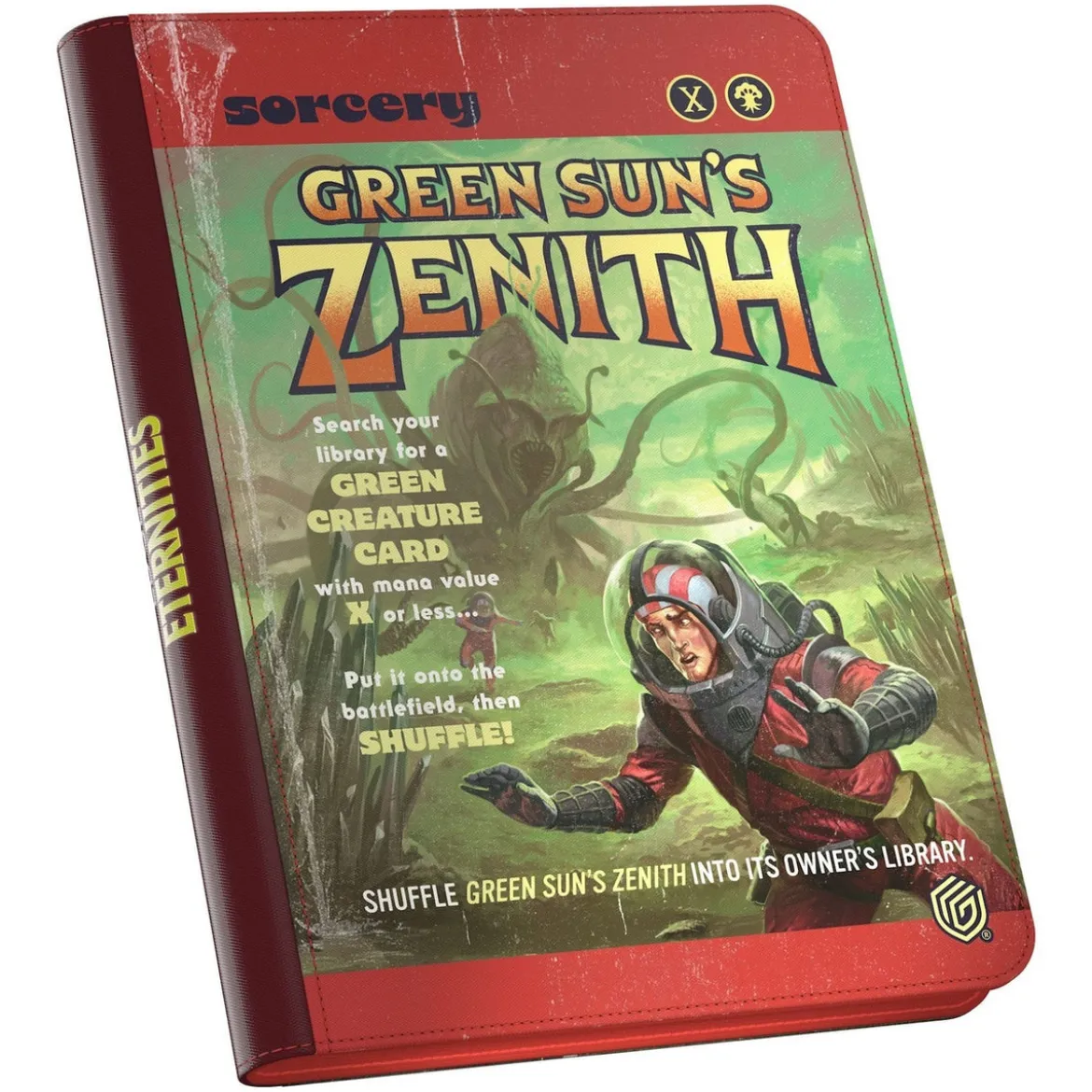 Ultimate Guard Zipfolio 360 Xenoskin Magic: The Gathering "Edge of Eternities" - Green Sun’s Zenith