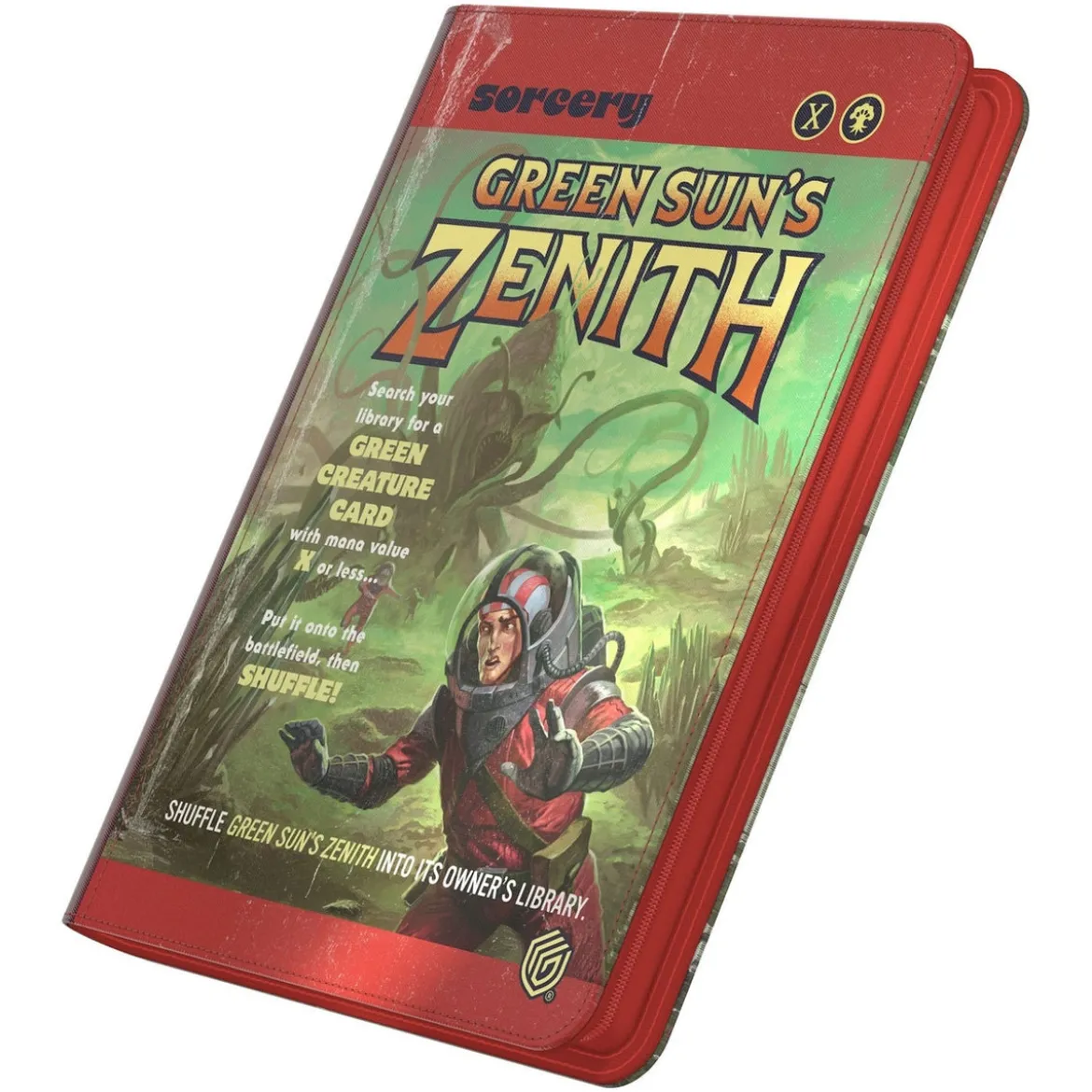 Ultimate Guard Zipfolio 360 Xenoskin Magic: The Gathering "Edge of Eternities" - Green Sun’s Zenith