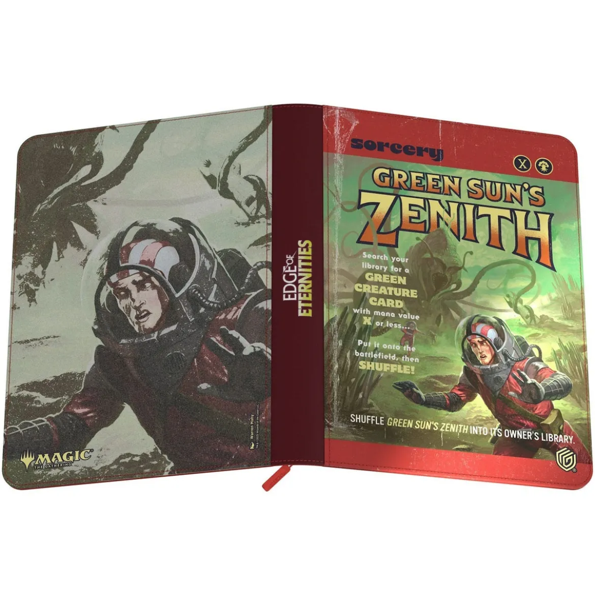 Ultimate Guard Zipfolio 360 Xenoskin Magic: The Gathering "Edge of Eternities" - Green Sun’s Zenith