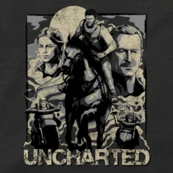 Uncharted - Cover Page T-Shirt grau
