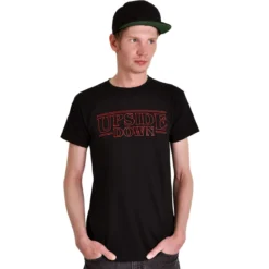 Upside Down T-Shirt schwarz