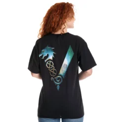 Vikings - Metallic T-Shirt schwarz