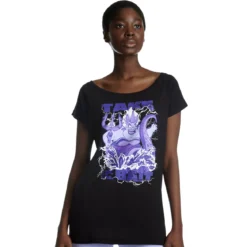 Villains - Ursula T-Shirt Damen Loose Fit schwarz