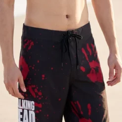 Walking Dead - Blood Hands Badeshorts schwarz