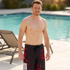 Walking Dead - Blood Hands Badeshorts schwarz