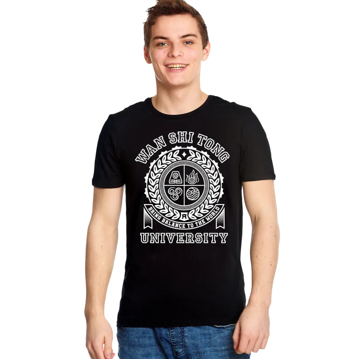Wan Shi Tong University T-Shirt für Avatar Fans schwarz