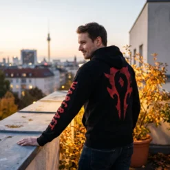 Warcraft - Horde Logo Kapuzenjacke schwarz
