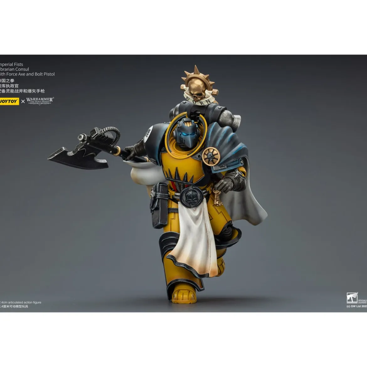 Warhammer Imperial Fists Actionfigur Librarian Consulwith