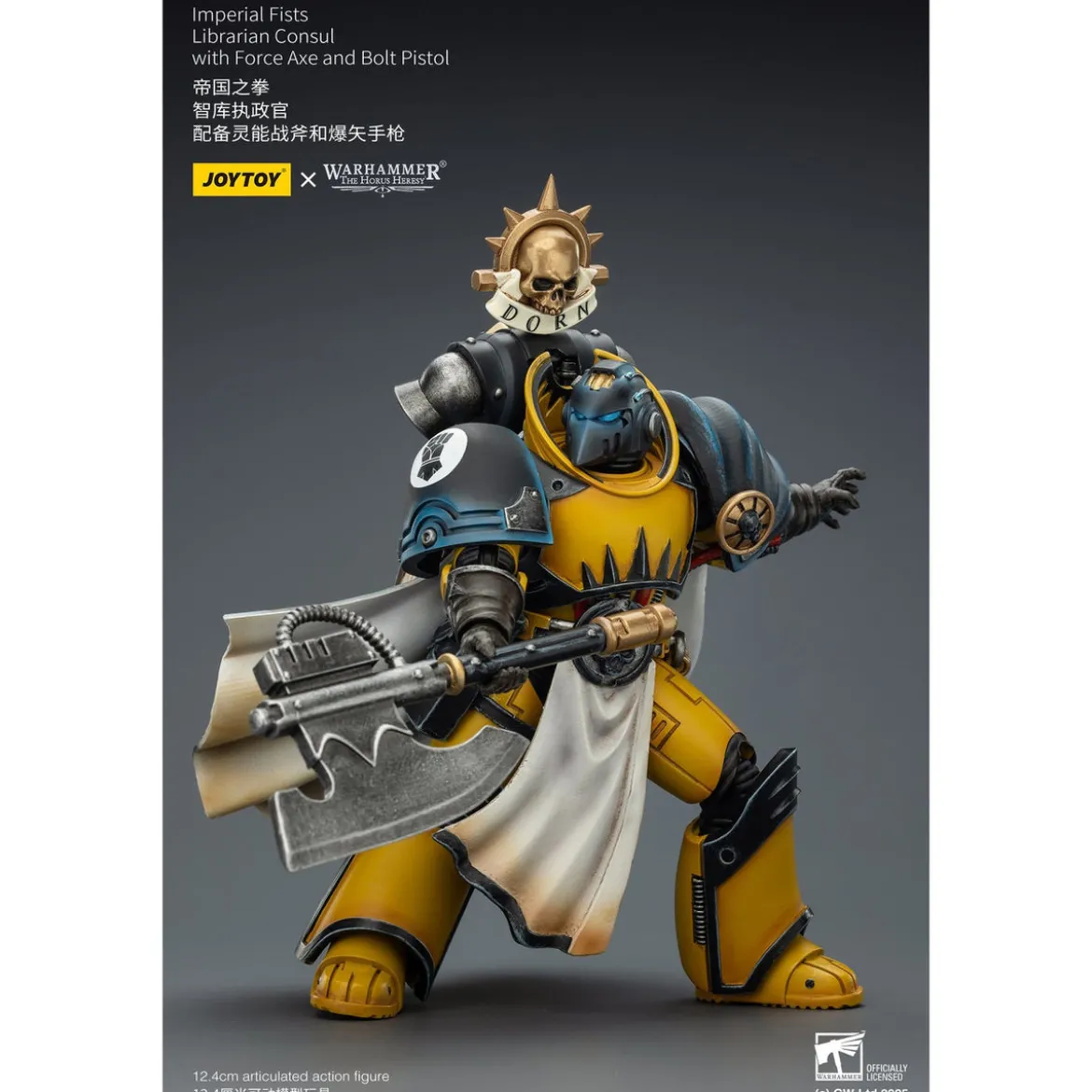 Warhammer Imperial Fists Actionfigur Librarian Consulwith