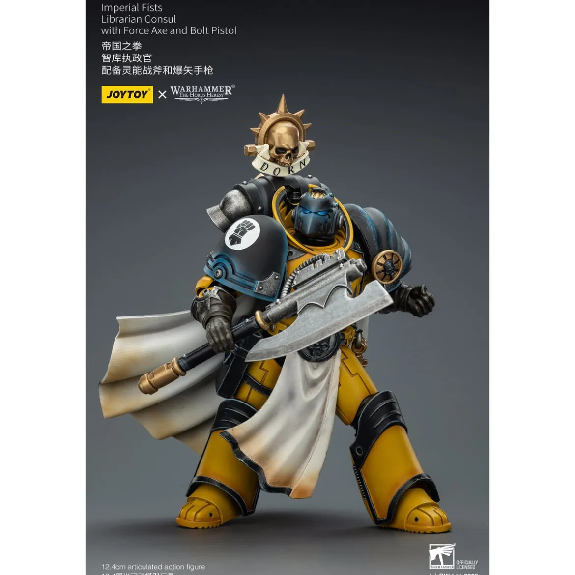 Warhammer Imperial Fists Actionfigur Librarian Consulwith