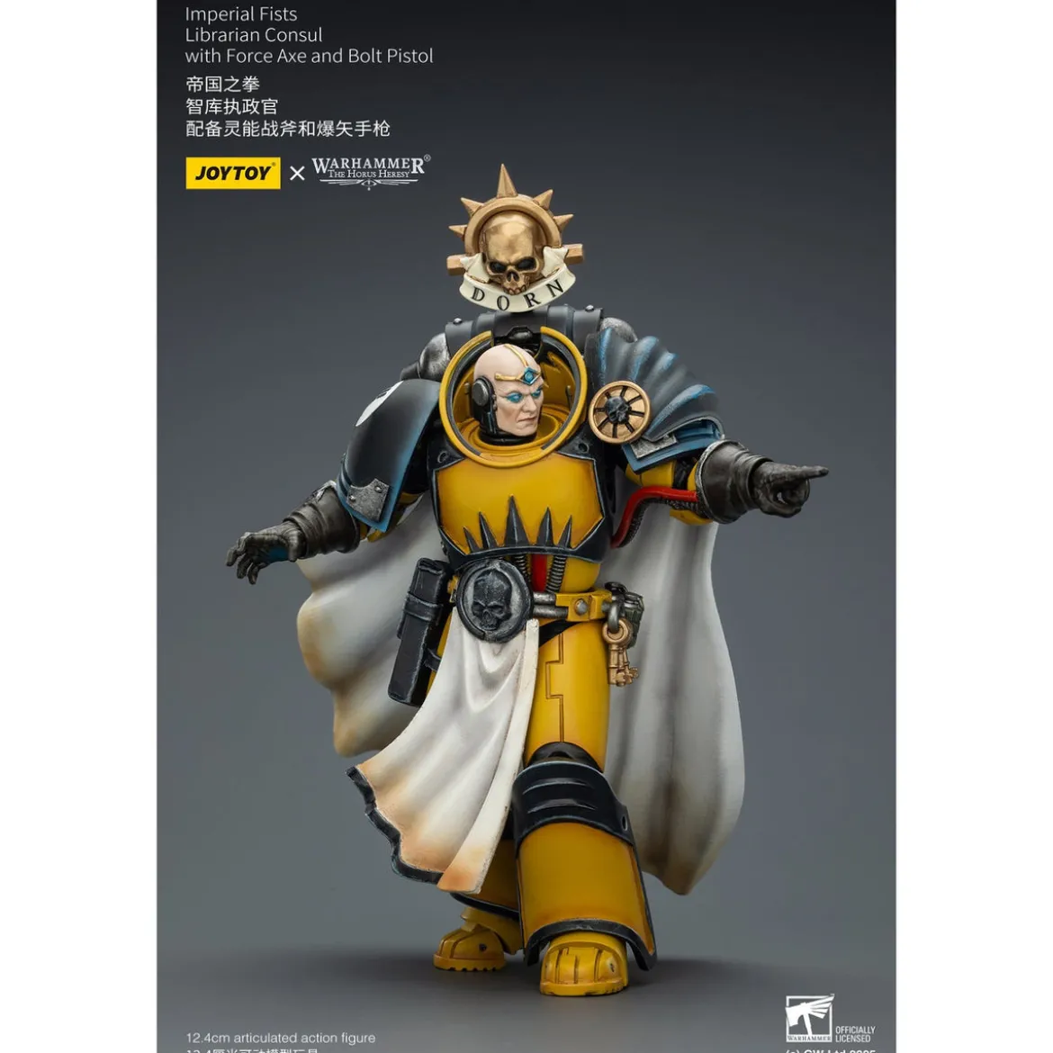 Warhammer Imperial Fists Actionfigur Librarian Consulwith