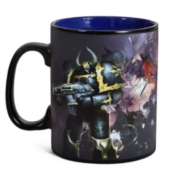 Warhammer 40K - Ultramarines & Black Legion Thermoeffekt Tasse