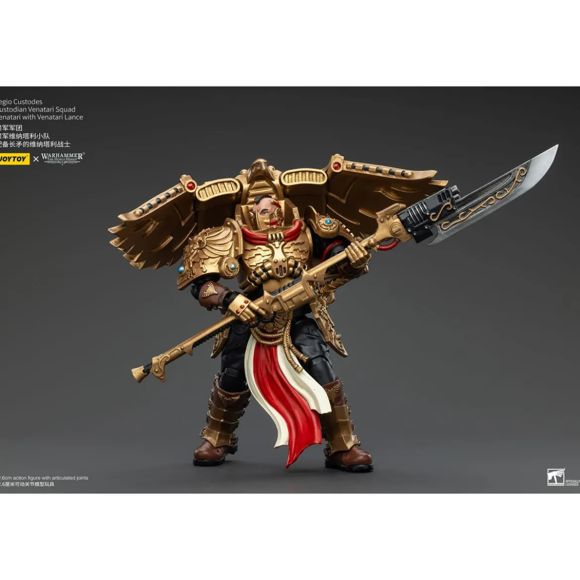 Warhammer The Horus Heresy Actionfigur 1/18 Legio Custodes Custodian Venatari Squad Venatari with Venatari Lance 13 cm