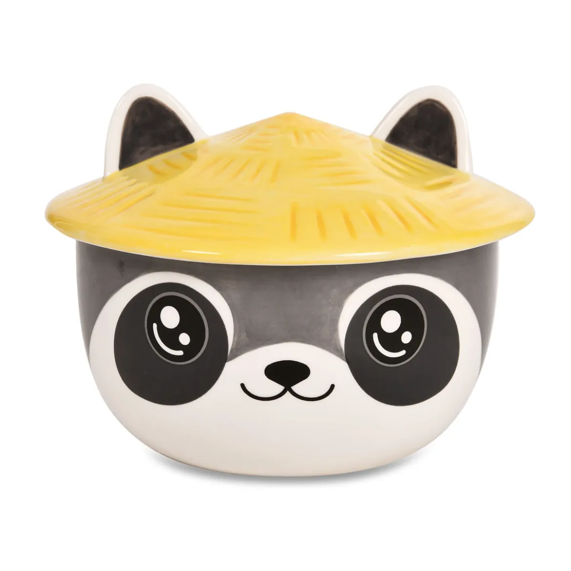 Waschbär Kawaii Schale mit Deckel für Anime Fans