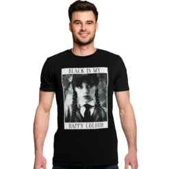 Wednesday - Black Is My Happy Colour T-Shirt schwarz