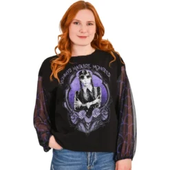 Wednesday - Mommys Monster Crop Sweater