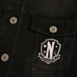 Wednesday - Nevermore Academy Jeansjacke schwarz