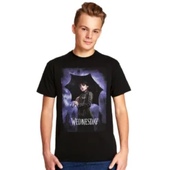 Wednesday - Teaser Poster T-Shirt schwarz