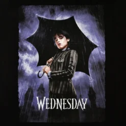 Wednesday - Teaser Poster T-Shirt schwarz