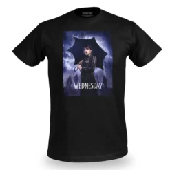 Wednesday - Teaser Poster T-Shirt schwarz