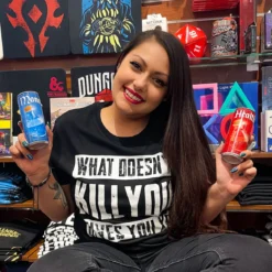 What Doesn't Kill You Gives You XP T-Shirt schwarz
