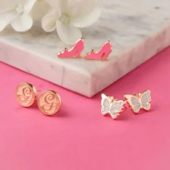 Wicked - Glinda Ohrstecker 3er Set