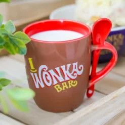 Willy Wonka Tasse mit Löffel - Charlie und die Schokoladenfabrik