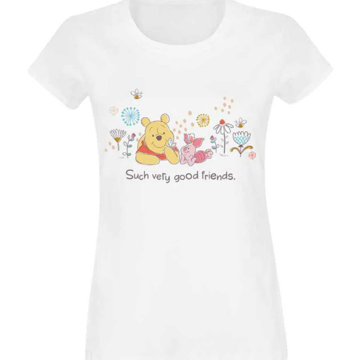 Winnie Puuh - Good Friends T-Shirt Damen weiß