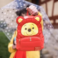 Winnie Puuh - Puffer Jacket Cosplay Mini Rucksack rot