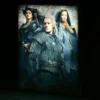 Witcher - Ciri, Yennefer & Geralt Wandbild mit Licht
