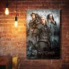 Witcher - Geralt, Ciri und Yennefer Wall Scroll