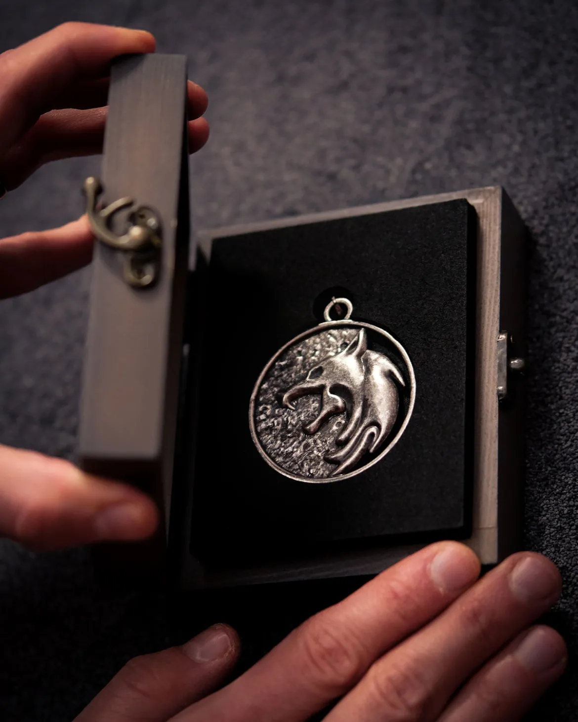 Witcher - Geralt Wolf Medaillon Kette
