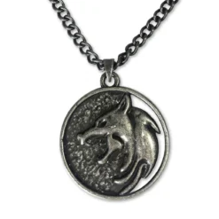 Witcher - Geralt Wolf Medaillon Kette