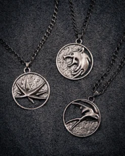 Witcher - Geralt Wolf Medaillon Kette