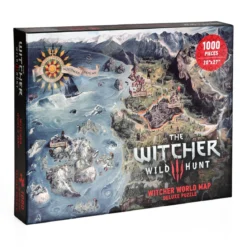 Witcher - Karte der Nördlichen Königreiche Puzzle