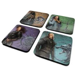 Witcher - Legendary Untersetzer 4er Set
