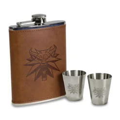 Witcher - Wolf Logo Flachmann