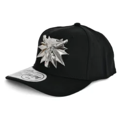 Witcher - Wolf Medaillon Basecap schwarz