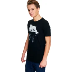 Witcher - Wolf Silhouette T-Shirt schwarz