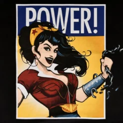 Wonder Woman - We Can Do It! T-Shirt Damen schwarz