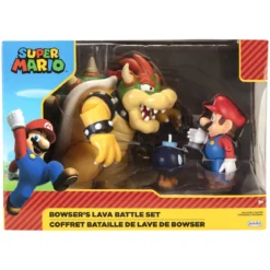 World of Nintendo Actionfiguren 3er-Pack Mario vs. Bowser