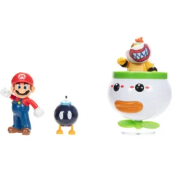 World of Nintendo Minifiguren 2er-Pack Mario and Bowser Jr.