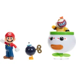 World of Nintendo Minifiguren 2er-Pack Mario and Bowser Jr.
