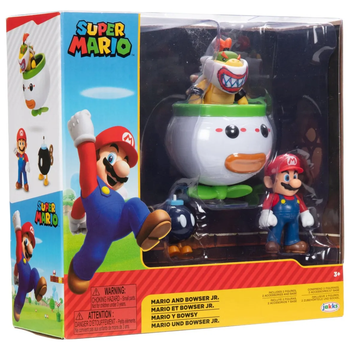 World of Nintendo Minifiguren 2er-Pack Mario and Bowser Jr.