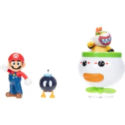 World of Nintendo Minifiguren 2er-Pack Mario and Bowser Jr.
