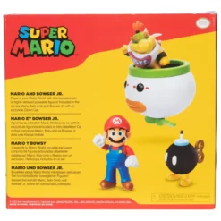World of Nintendo Minifiguren 2er-Pack Mario and Bowser Jr.