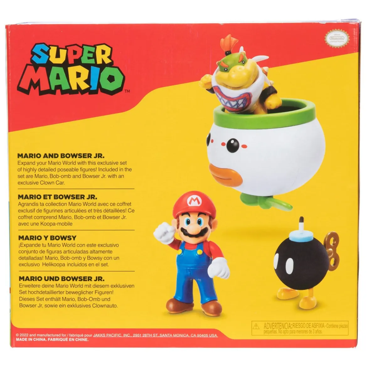 World of Nintendo Minifiguren 2er-Pack Mario and Bowser Jr.